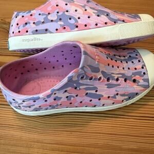 Native Jefferson Kids Shoes C12 Winterberry Pink Sugarlite Water Hiking Camping